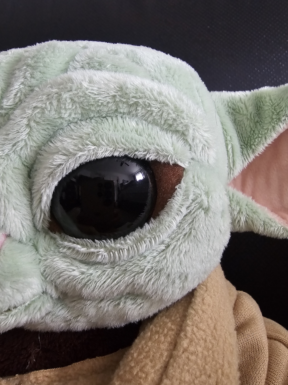 GENUINE STAR WAR Build-A-Bear Green Plush with Tan Robe Soft Toy YODA. - Picture 6 of 9